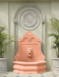 Preview: Dauphin Fountain mit Löwenkopf - Farbe Terracotta