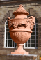 Preview: Margam Masked Urn - Farbe Terracotta