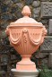 Preview: Swagged Adam Finial - Farbe Terracotta