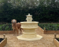 Preview: Gothic Lion Fountain auf Upper Base - Farbe Bath