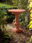 Preview: Baluster Bird Table - Farbe Terracotta