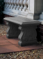 Preview: Scrolled Straight Bench - Farbe Slate