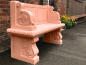 Preview: Hadrian Seat, Scrolled Supports - Farbe Terracotta