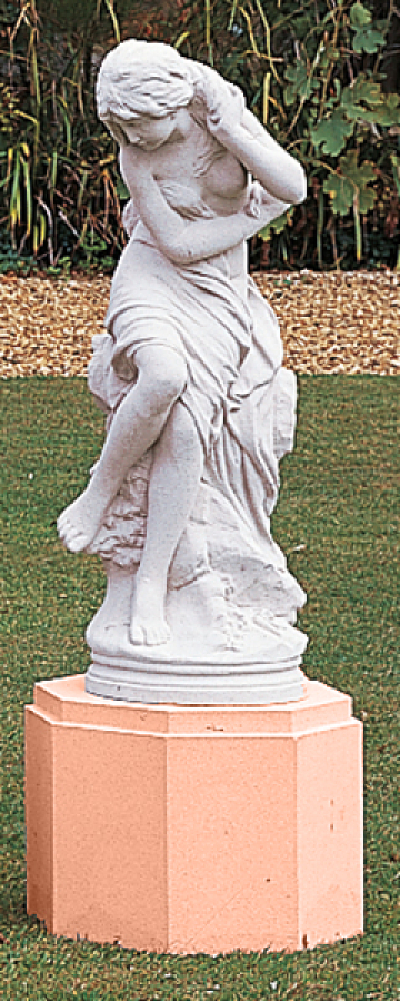 Octagonal Pedestal S - Farbe Terracotta