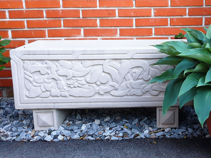 Arabesque Trough auf Arabesque Supports - Farbe Portland