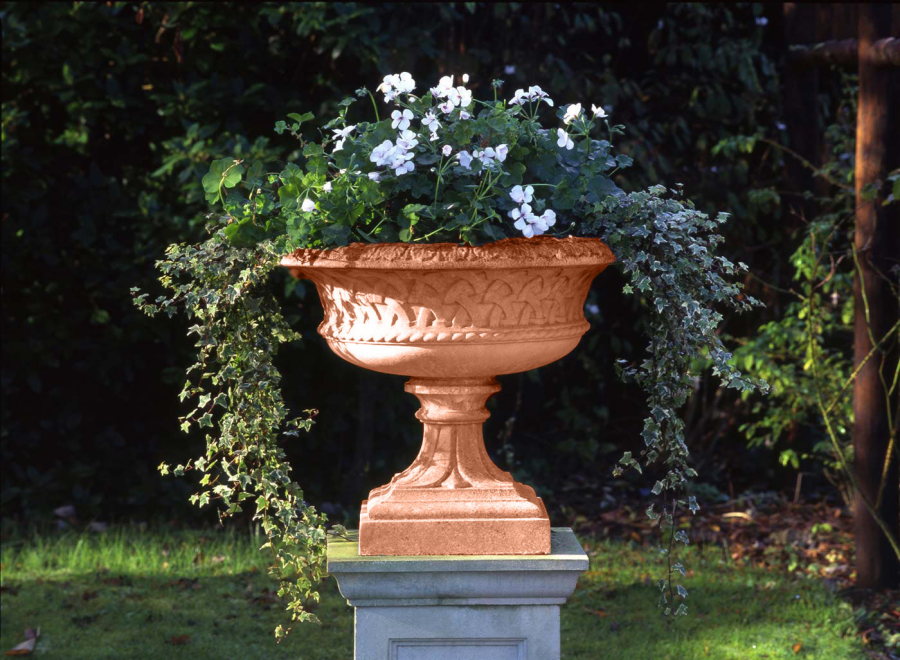 Eastwell Urn - Farbe Terracotta