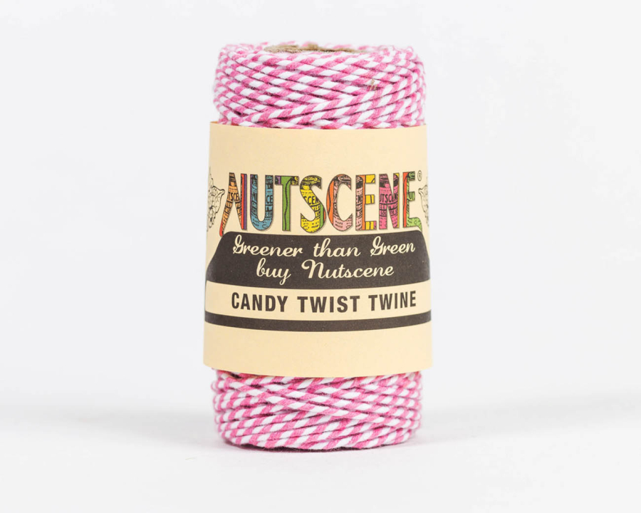 Candy Twist Twines White Pink