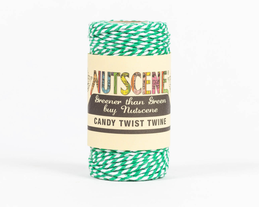 Candy Twist Twines White Green