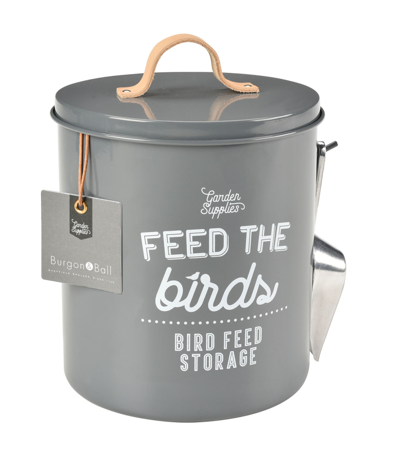 Feed the Birds Tin - Charcoal