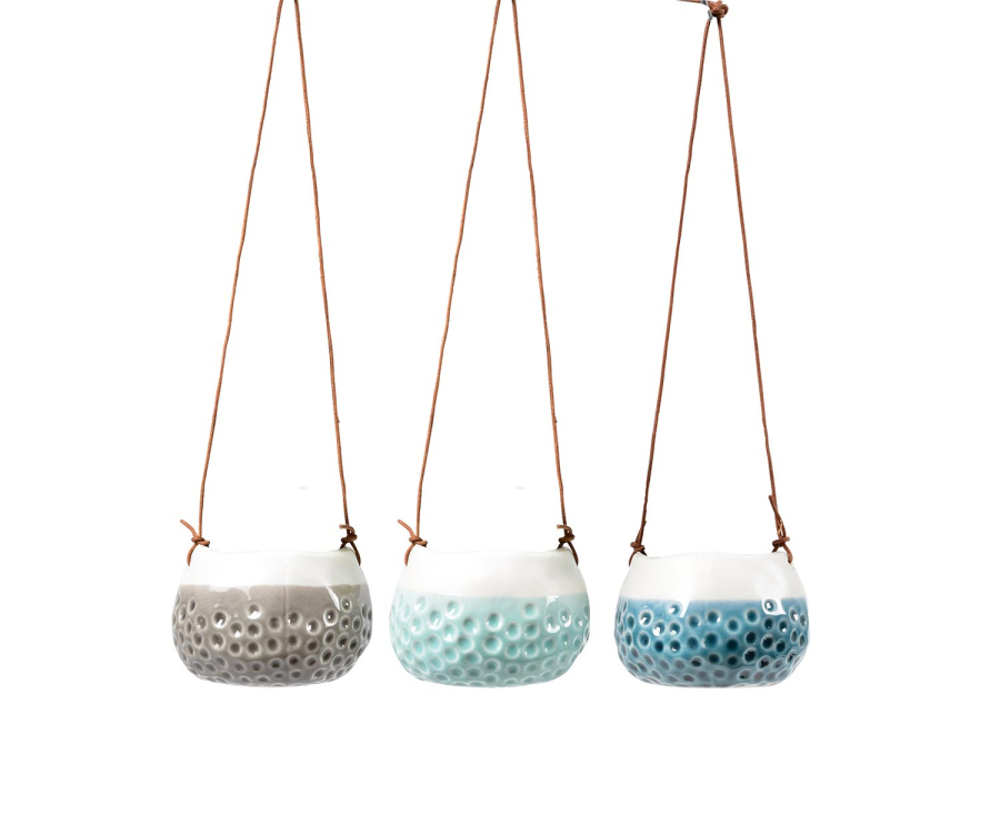 Baby Dotty Hanging Pot Trio