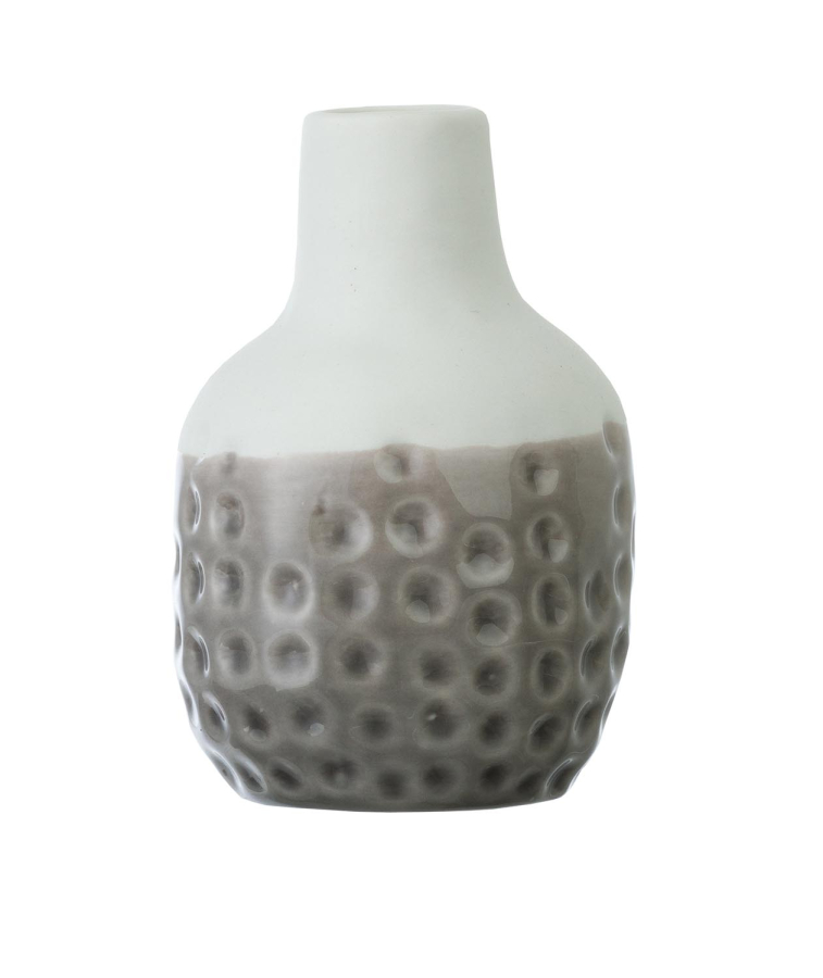 Dotty Trio Vase - Mushroom