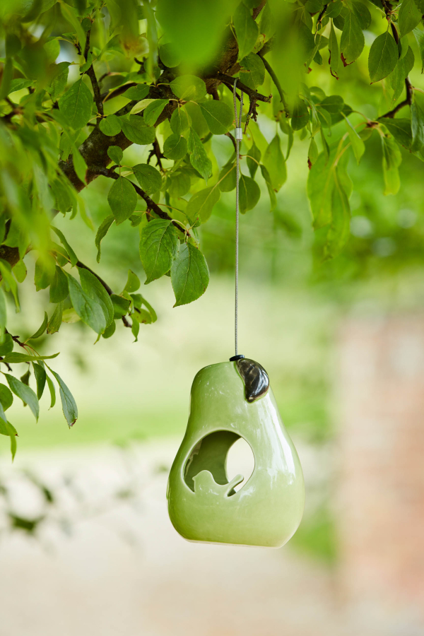 Ceramic Feeder Hanging Pear