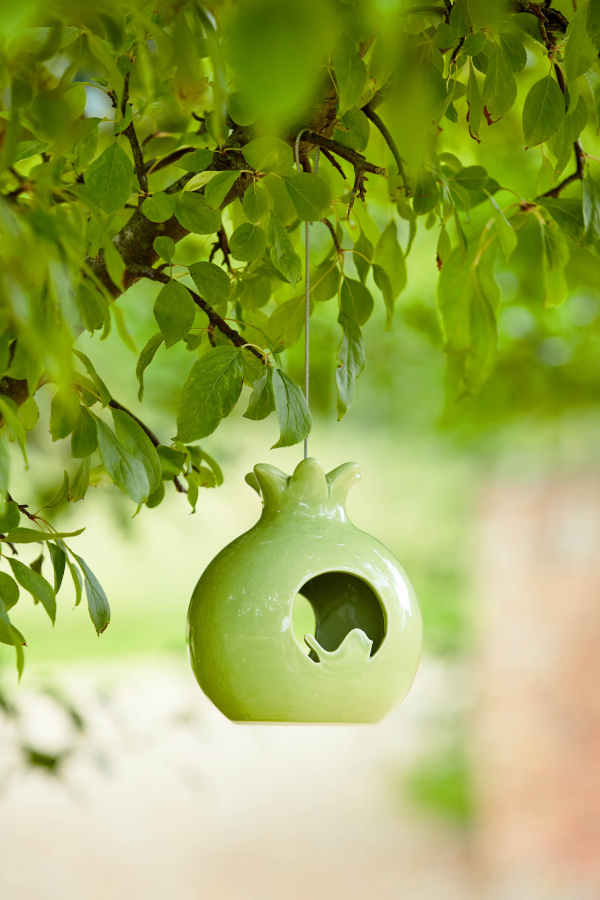 Ceramic Feeder Pomegranate