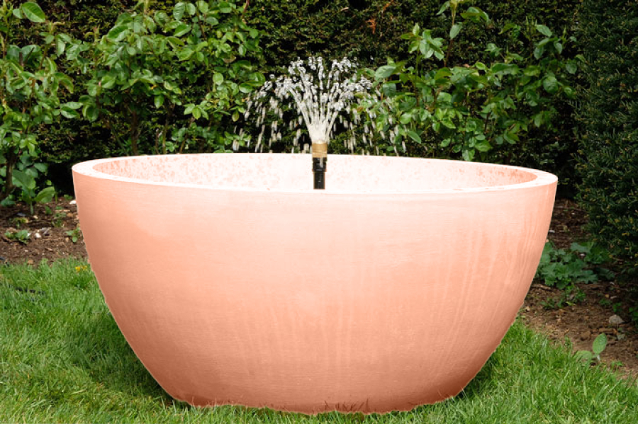Crucible Bowl Fountain  - Farbe Terracotta