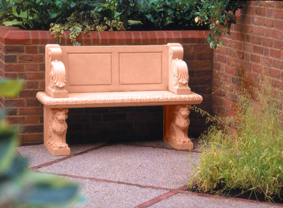 Hadrian Seat, Chimera Supports - Farbe Terracotta