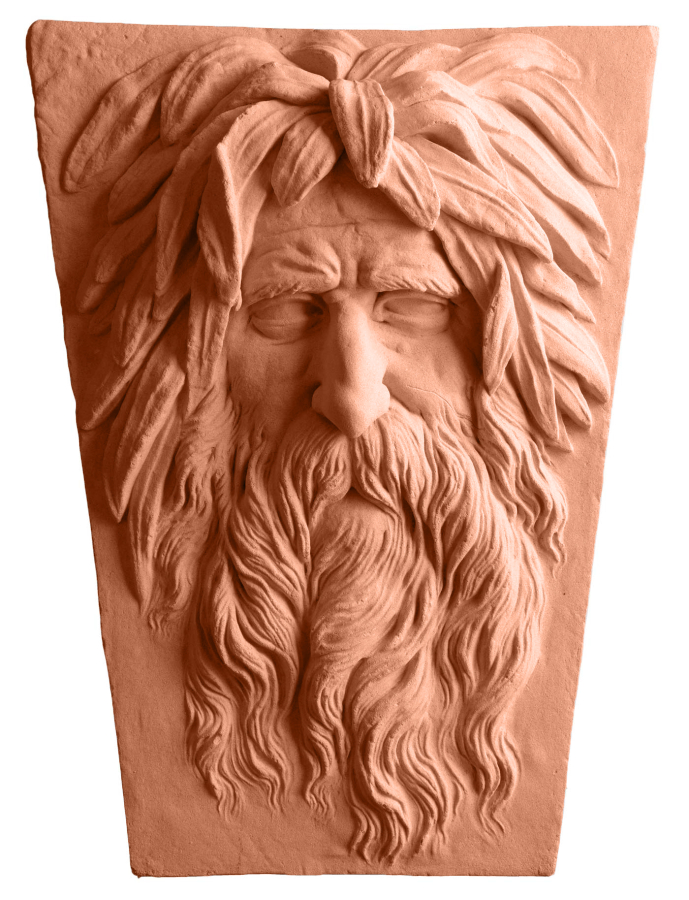 River God Mask - Farbe Terracotta