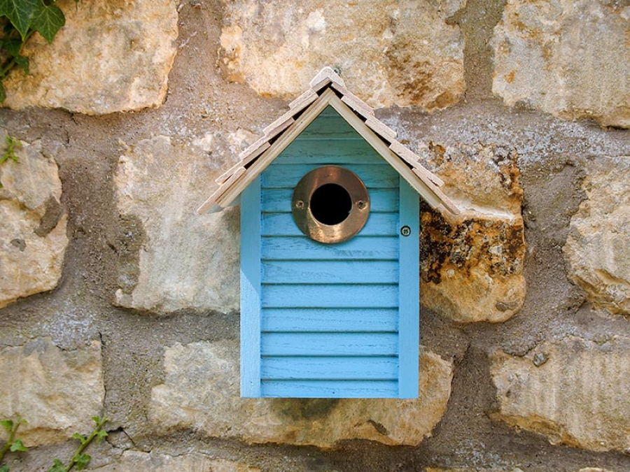 New England Nest Box - Blue