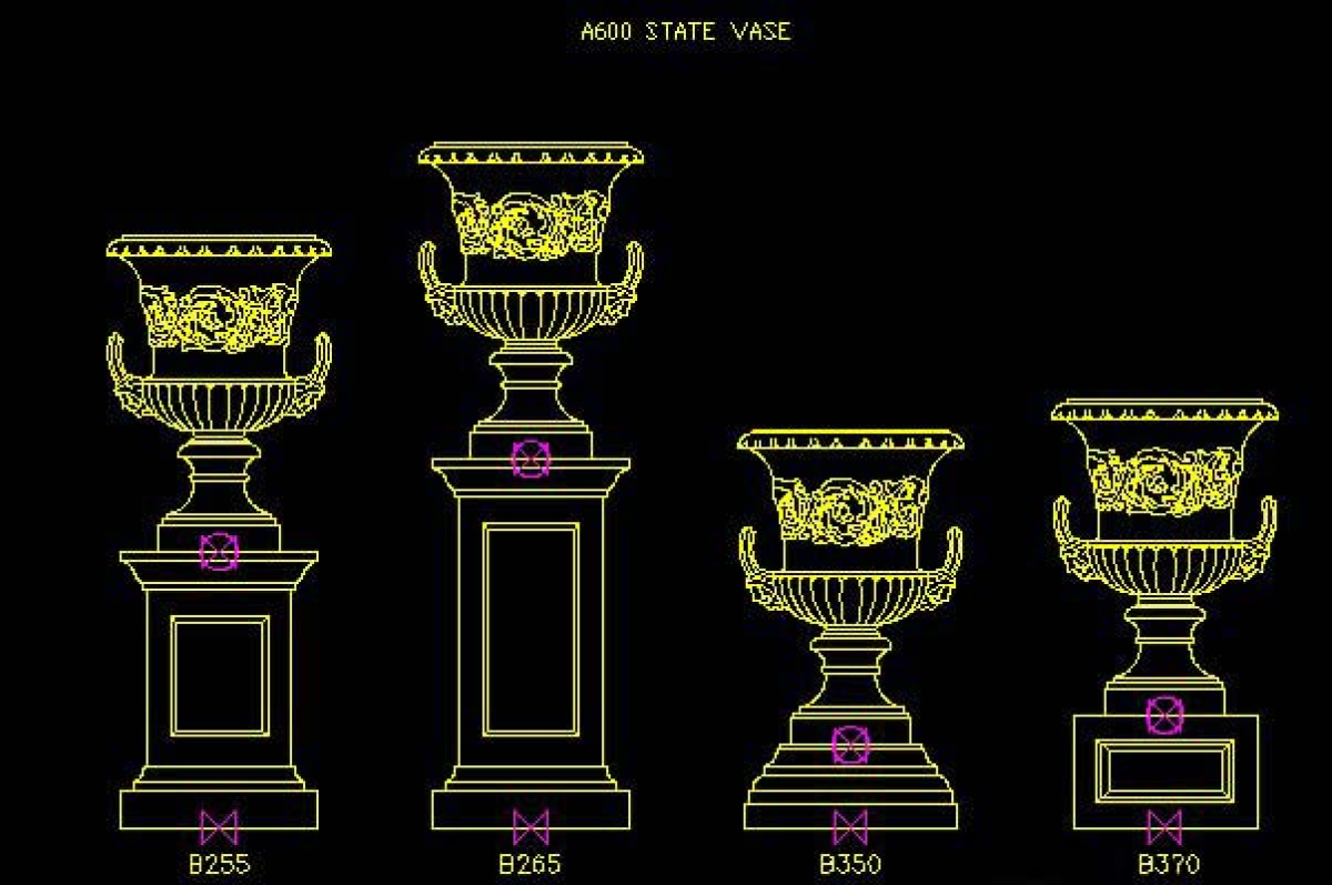 State Vase - empfohlene Podeste
