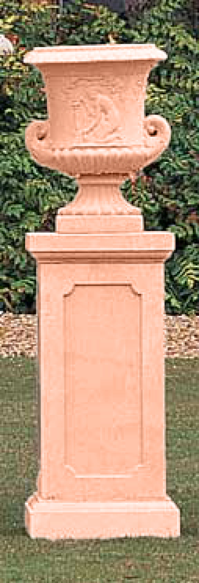 Queen Anne Plinth 695mm - Farbe Terracotta