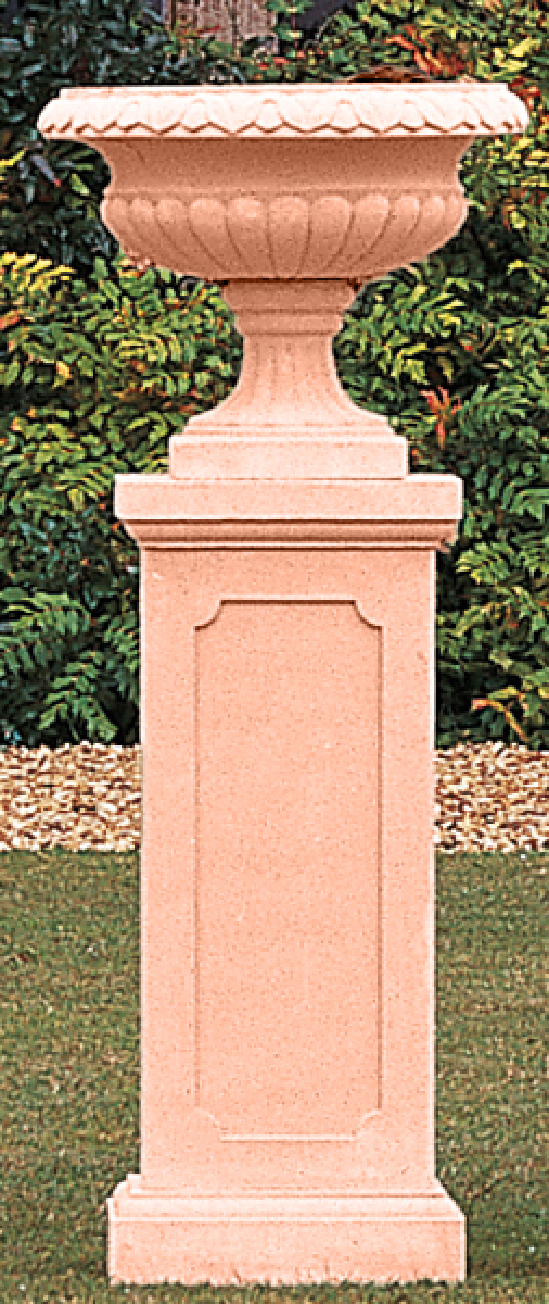 Queen Anne Plinth 775mm - Farbe Terracotta