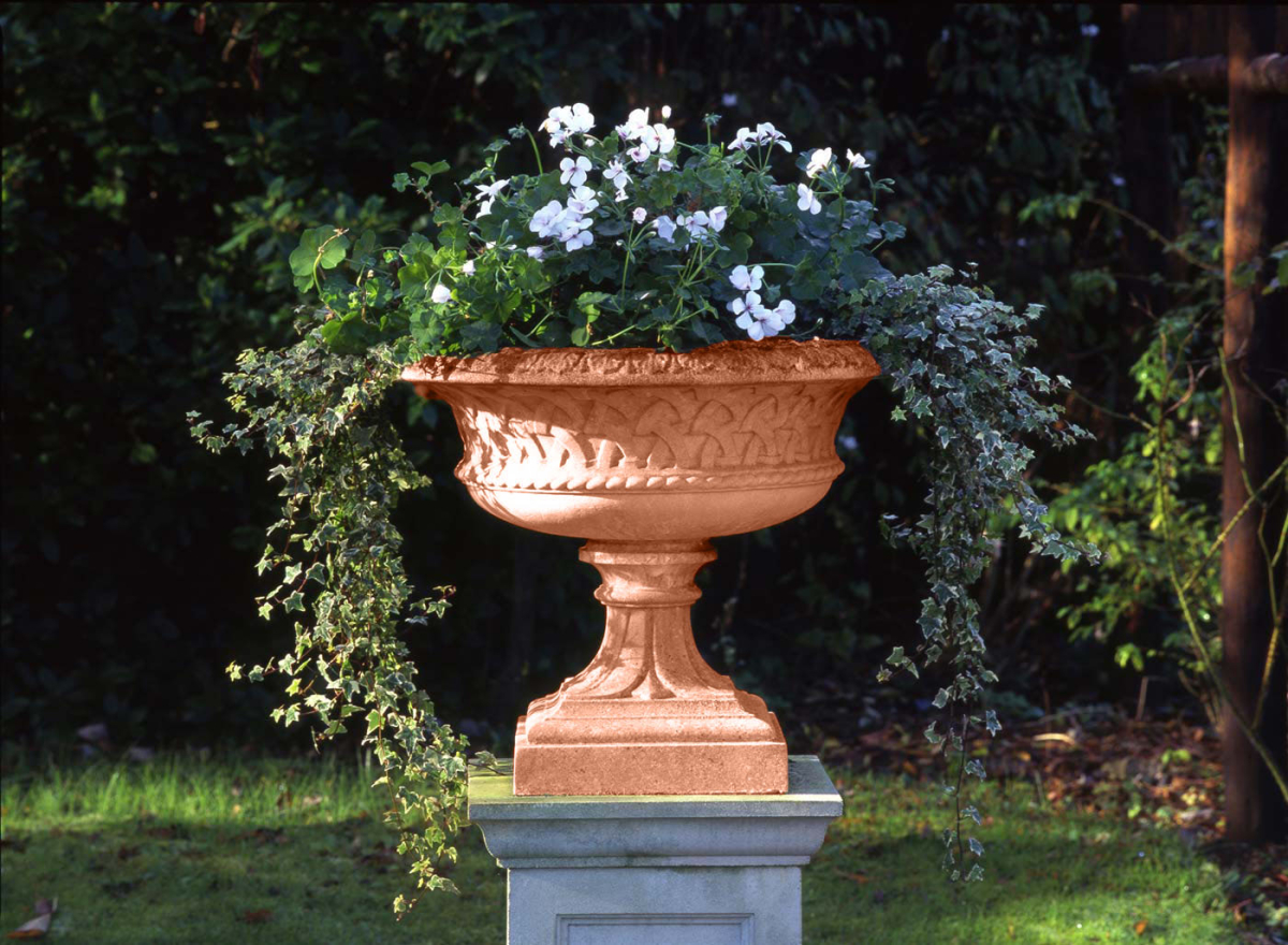 Eastwell Urn - Farbe Terracotta