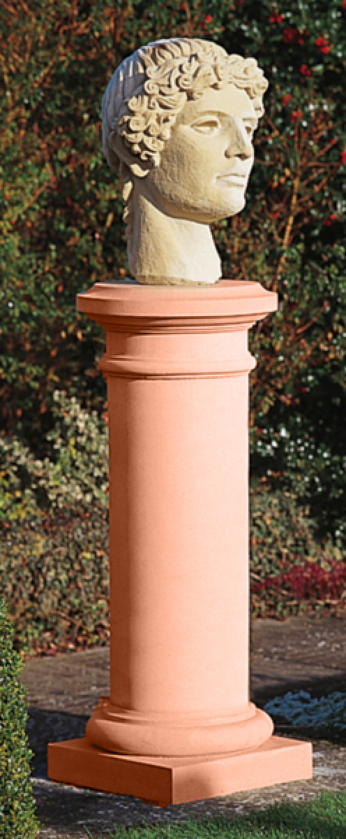 Tuscan Pedestal - Farbe Terracotta