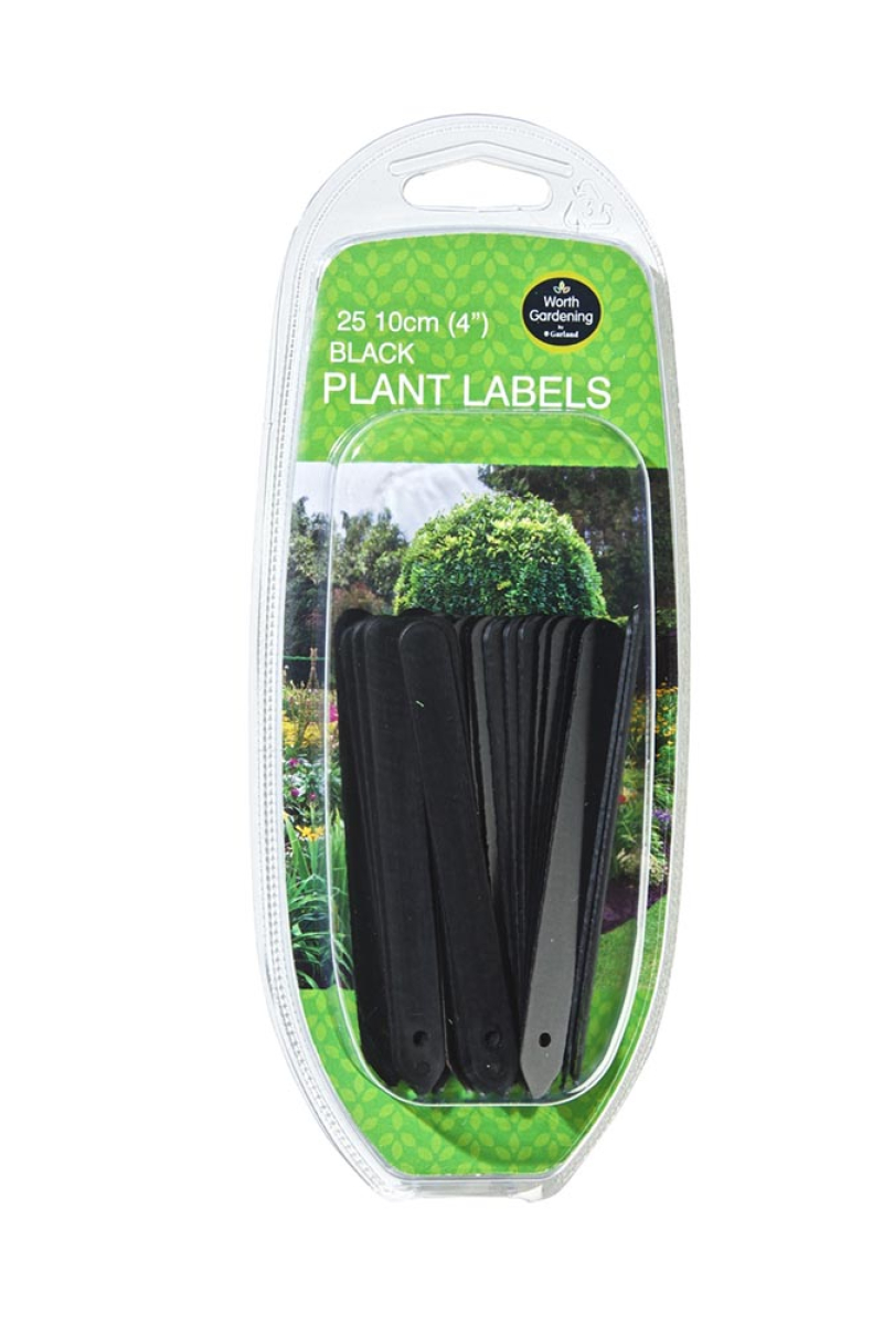 Black Plant Labels 10cm