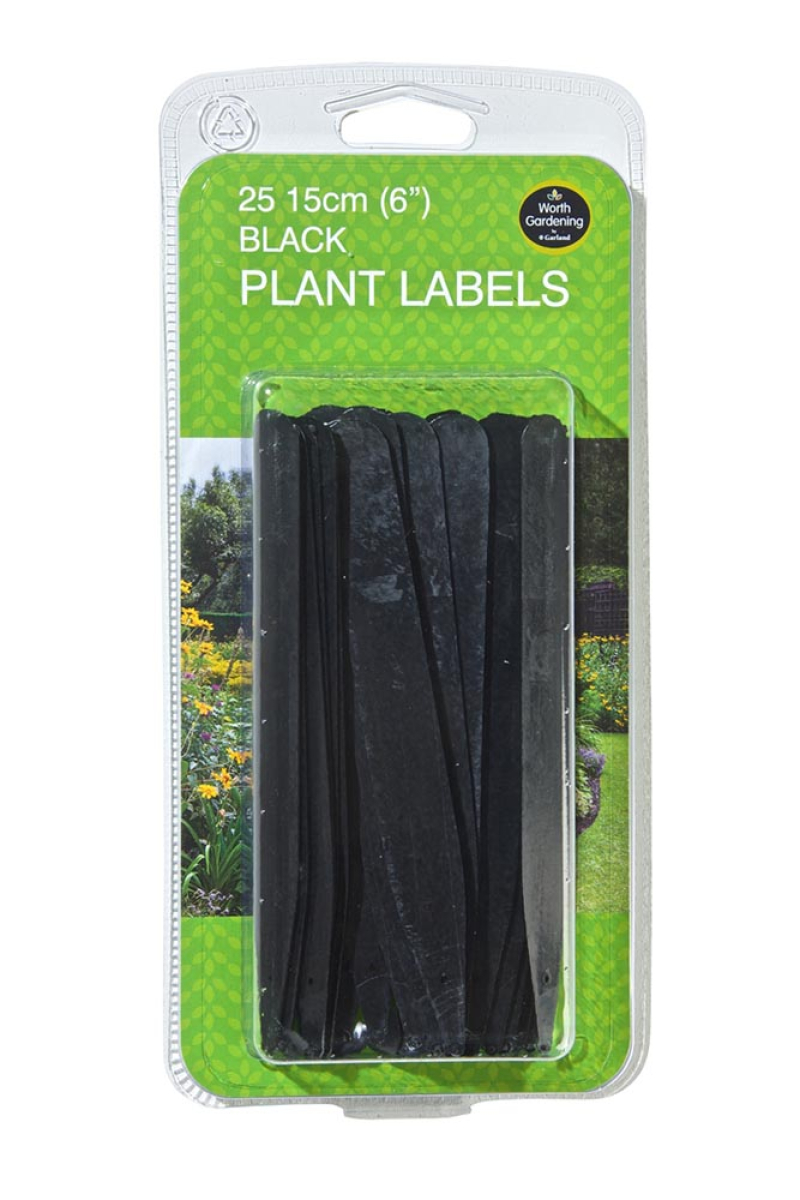 Black Plant Labels 15cm