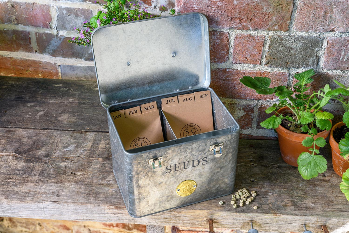 Sophie Conran Galvanized Seed Organizer