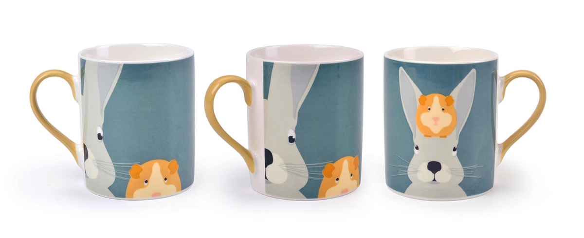 Arthur & Squeek Rabbit & Guinea Pig Mug