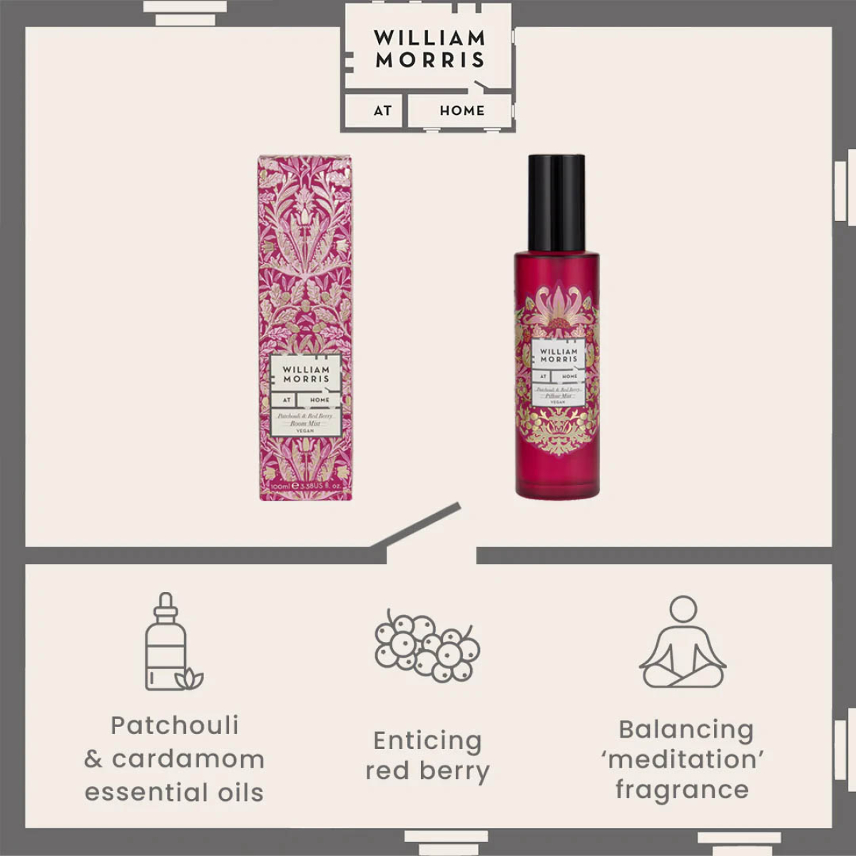 Friendly Welcome Patchouli & Red Berry Room Mist