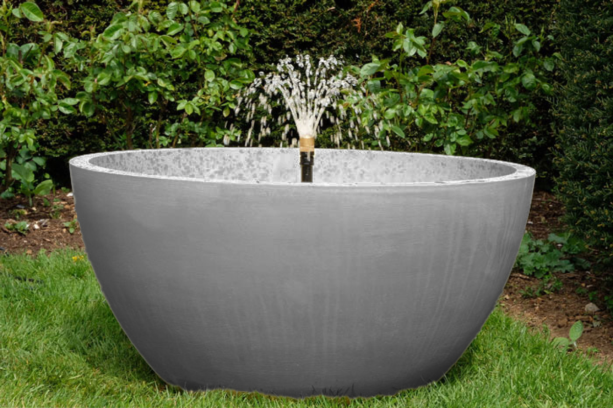 Crucible Bowl Fountain  -  Farbe Slate