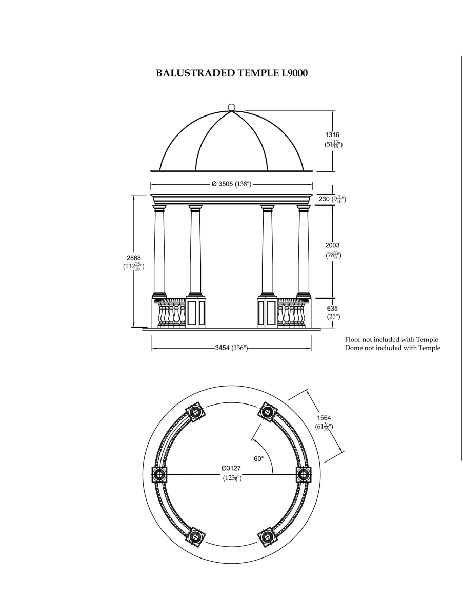 Balustraded Temple