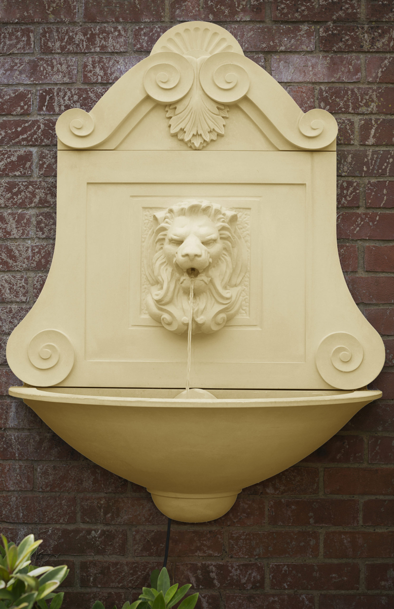 Lion Wall Bowl Fountain - Farbe Bath
